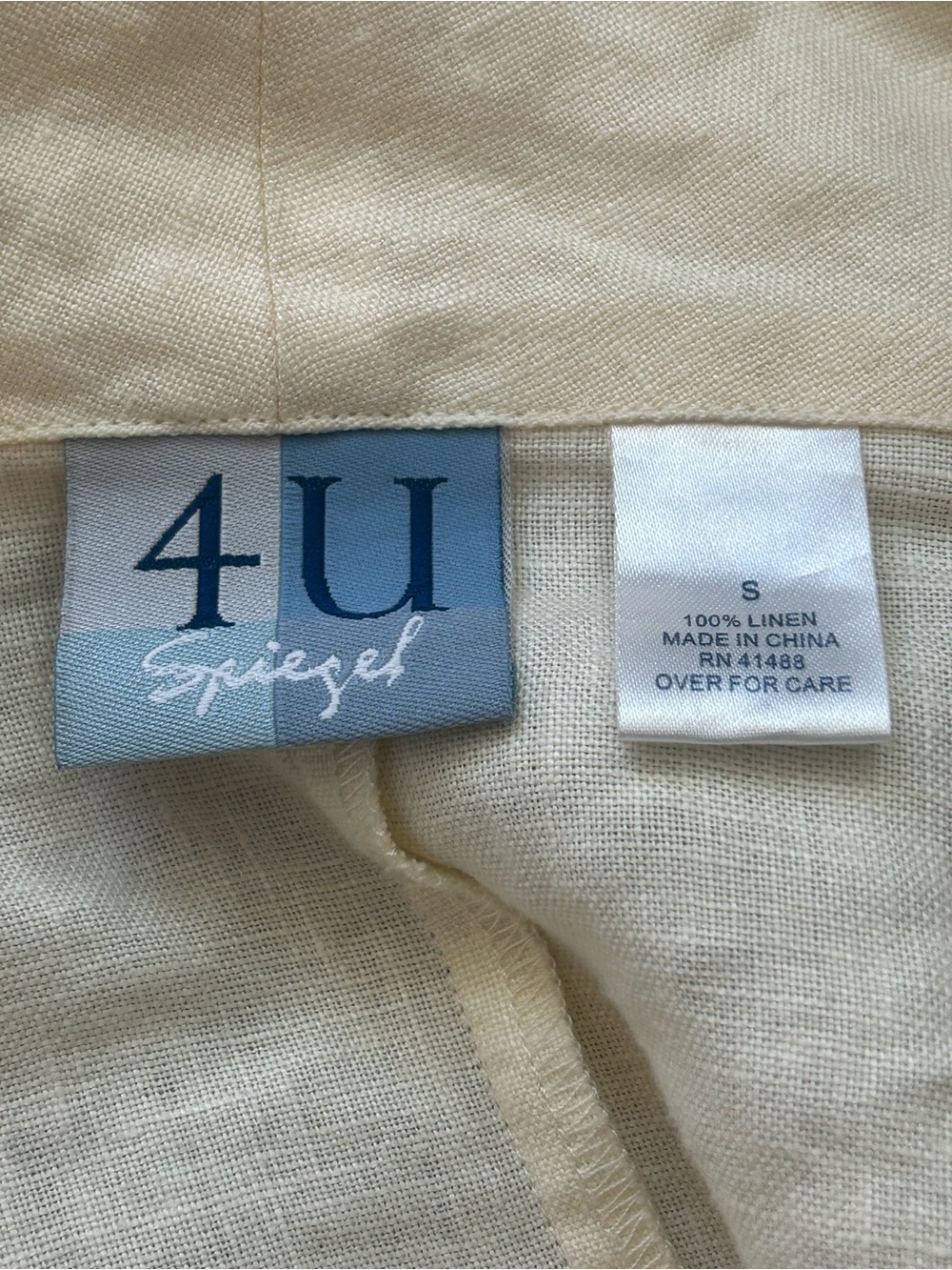 VTG SPIEGEL 4 U Linen Coat - Picture 4 of 4